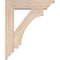 Ekena Millwork Imperial Traditional Smooth Bracket w/ Offset Brace, Douglas Fir, 5 1/2"W x 20"D x 24"H BKT0604X20X24IMP01SDF - alternate 3
